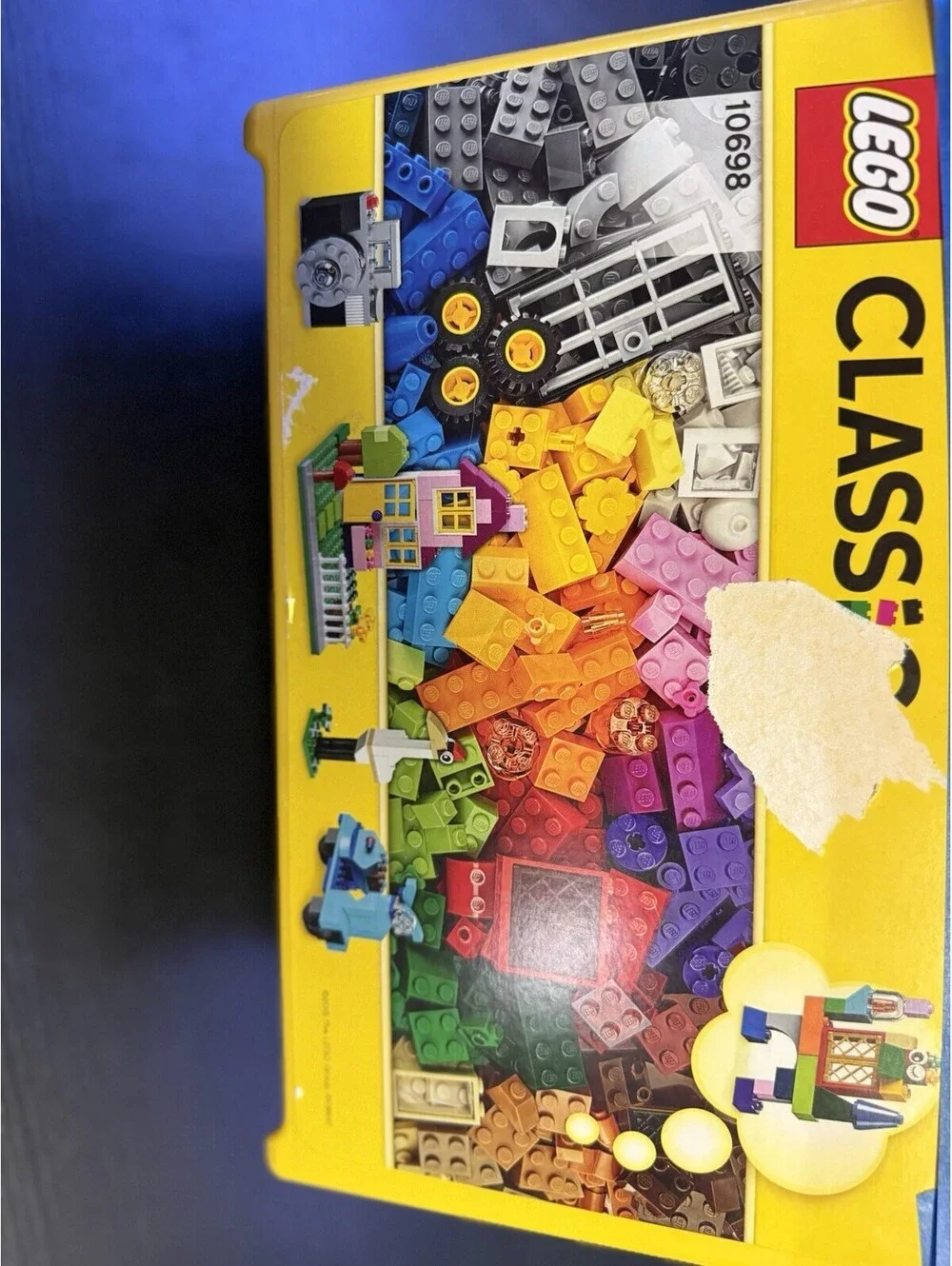 LEGO Classic 10698 Large Creative Brick Box Mixed Pieces Baseplates Manuals